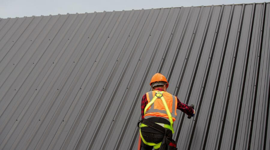 Professional metal roof installation services in Elwood, IN
